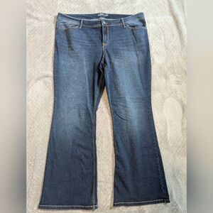 Torrid Dark Blue Boot Cut Jeans